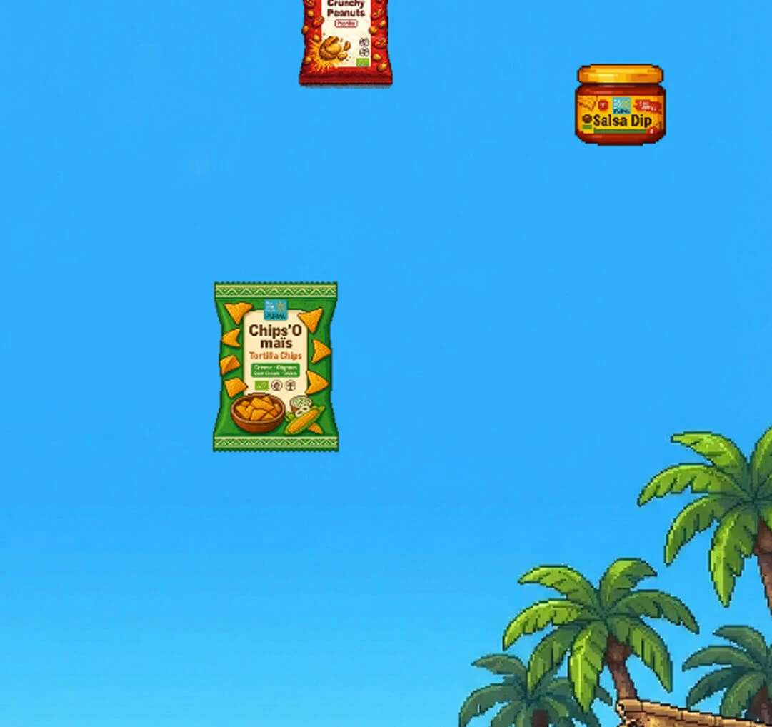 Sammle die Pural-Snacks